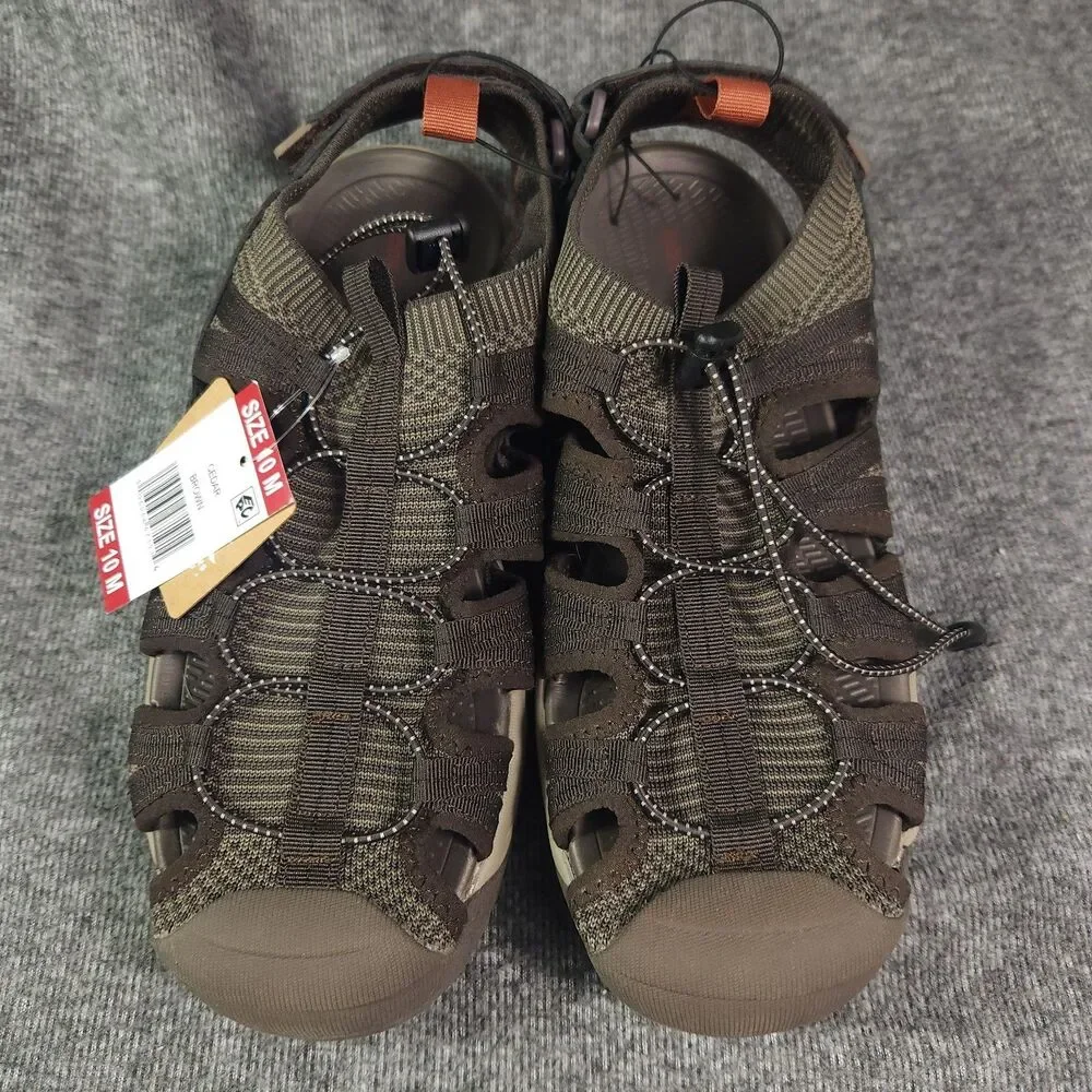 Eddie Bauer Sandals Size 10 Cedar Brown Beach Hiking Lightweight NWT